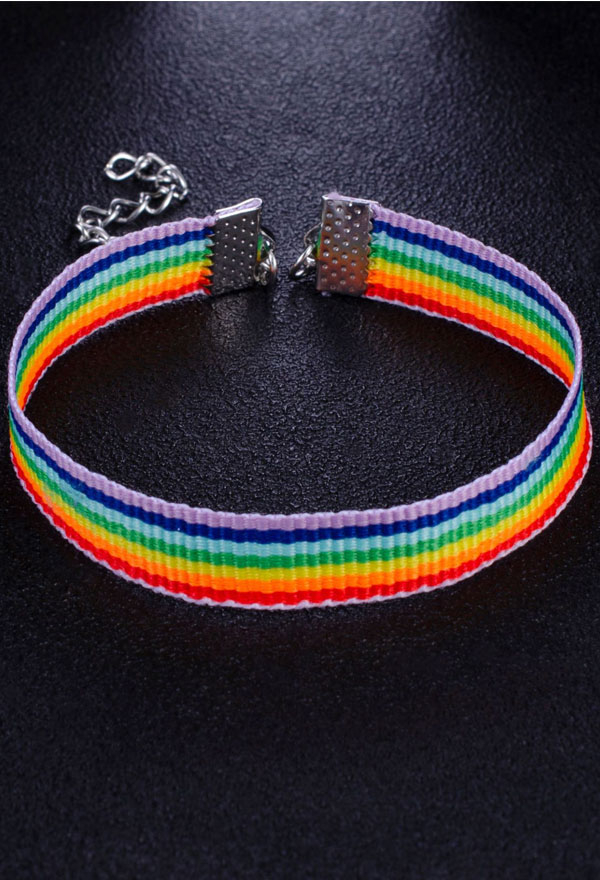 Pride Day Accessory Lesbians Gays Bisexuals Transgender Bracelets Rope Rainbow Bracelet For Men 3 Pairs in Total