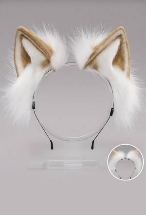 E-Girl Halloween Accessory Lolita Cat Furry Ears Hair Clips Faux Fur Colorful Hair Clips