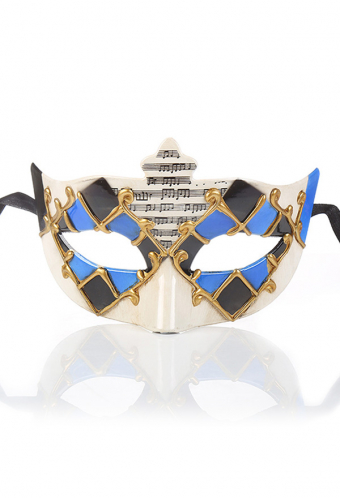 Unisex Exquisite Masquerade Mask Retro Style Half-Faced Mask Carnival Costume Party Accessory