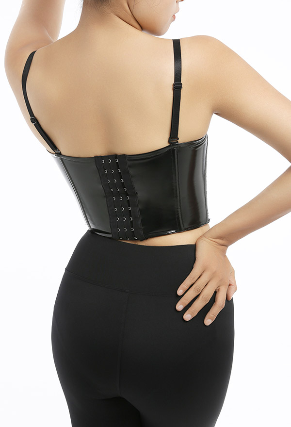Sexy Black Lingerie for Pushing Up High Waist Push Up Corset Adjustable Style
