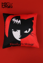 Emily the Strange Color Contrast Print Cozy Custom Halloween Throw Pillow Covers 18x18 Inch