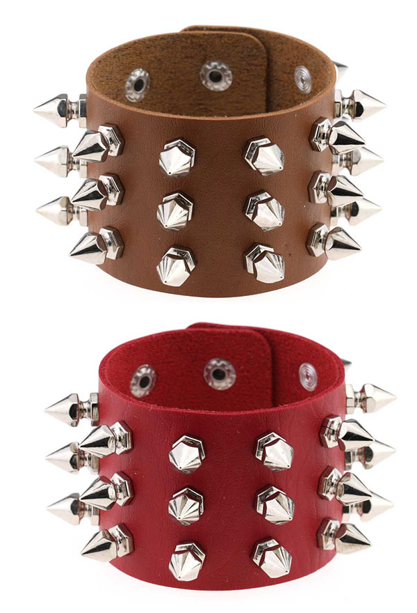 Gothic Rivet Bracelet Punk Retro Style Bracelet