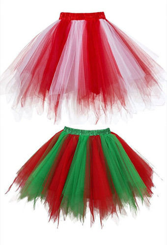 Pride Day Accessory Women Rainbow Color Puffy Tutu Party Skirts