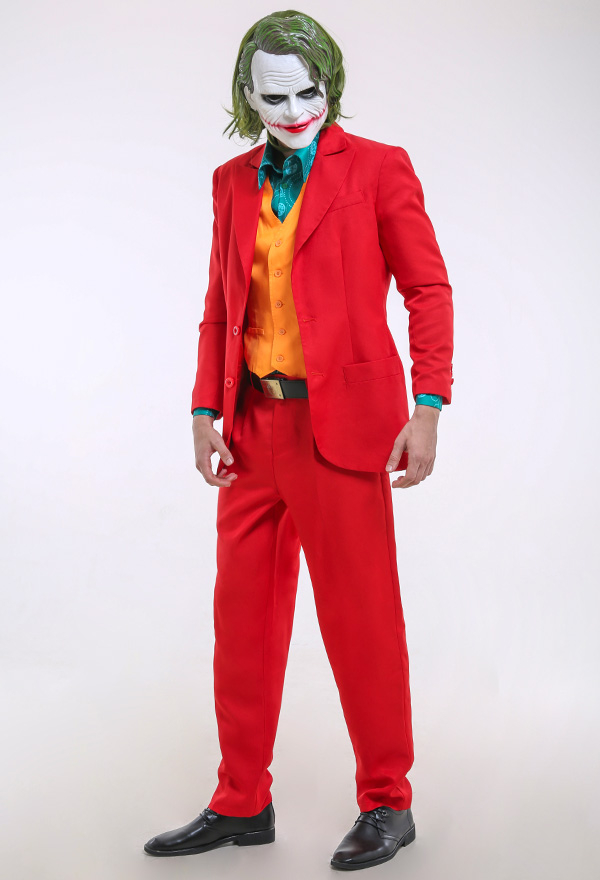 Halloween Party Wear Joker Uniform – Halloween Costume | Red Full Set ...