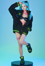 Rebecca Women Gothic Cyberpunk Jacket Set Cosplay Costume