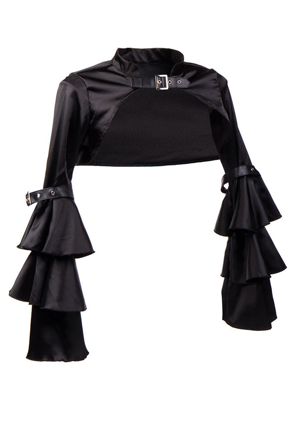 Gothic Agraffe Cape – Gothic Top Outfit | Punk Style Cheongsam Cloak ...