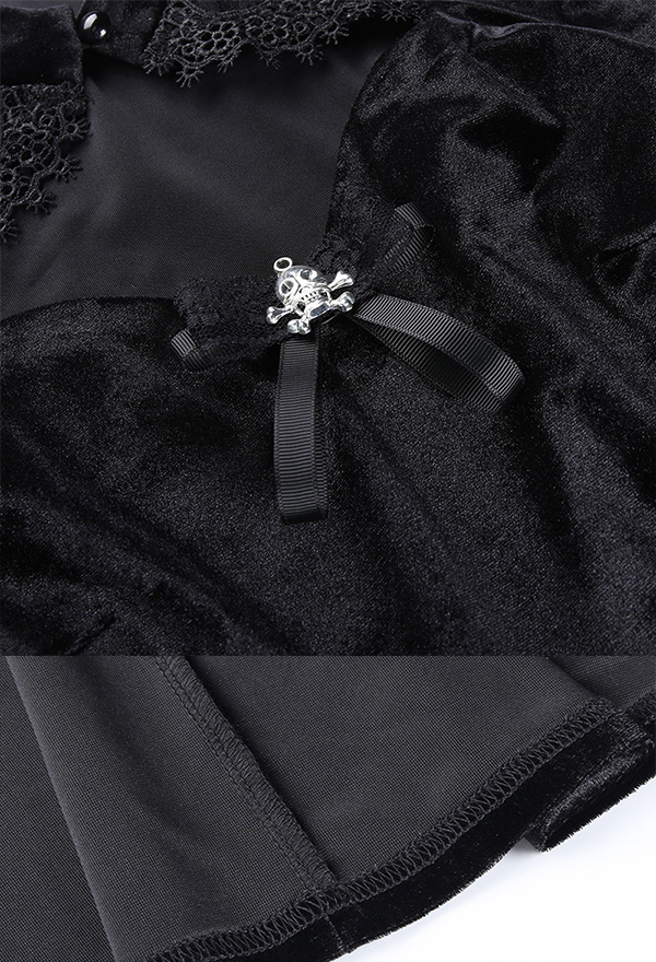 Gothic Dark Witch Elegant Dress – Gothic Dress | Black Velvet Hollow ...