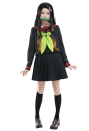 Women Gothic Black Japanese School Uniform Halloween Costume
